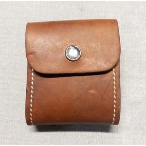 Vtg Hunter Leather Rifle Cartridge Holder Utility Belt Outdoors Hunting Shooting